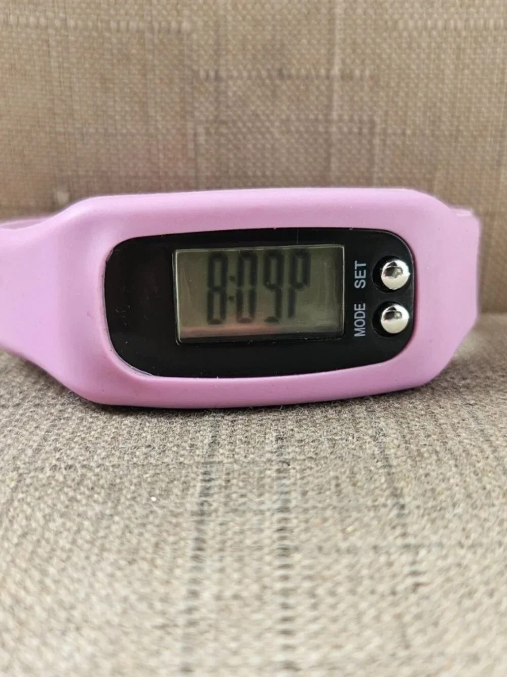 Crane Activity Trakcer Digital Wrist Watch Pink Rubber Band Fitness Watch